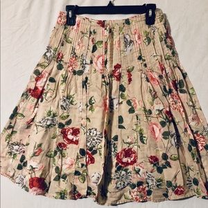CAbi Floral Flare Skirt